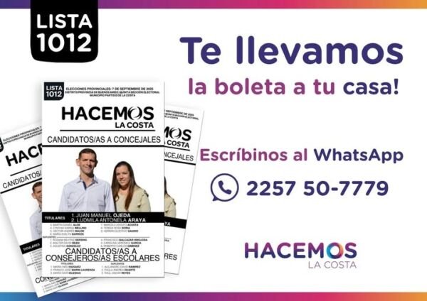 Los vecinos piden el voto | Hacemos La Costa despliega su estrategia territorial en Mar de Ajó 2 WhatsApp Image 2025 08 23 at 18.13.39 1