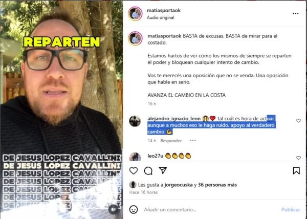 “Peluca prestada y rosca al palo”: Matías Porta prende fuego la política costera y nadie sale ileso 2 image 2025 08 05T082933.598 1