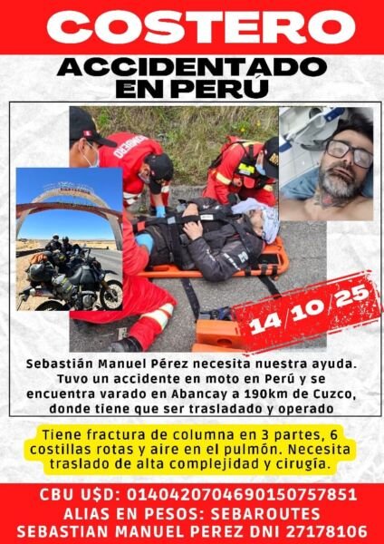 Costero accidentado en Perú necesita ayuda urgente para ser trasladado 2 image 7 1