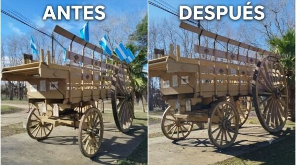Carreta MdA se robaron las banderas