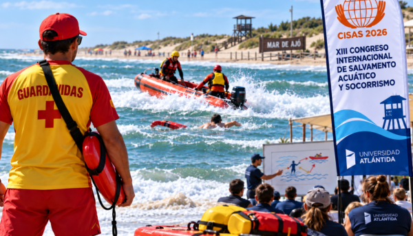 Entrenamiento de rescate en Mar de Ajo