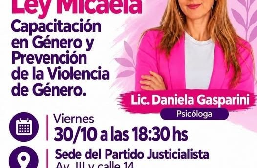 ley Nicaela charla