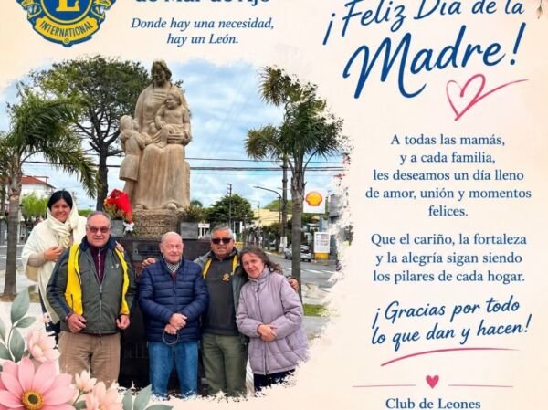 El Club de Leones de Mar de Ajó homenajeó a las madres y a las mujeres rurales 2 nadre